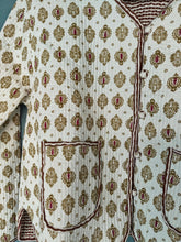 Cotton Handmade Kantha Jacket – Floral Print Quilted Reversible Coat & Kimono for Women